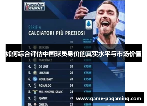 如何综合评估中国球员身价的真实水平与市场价值