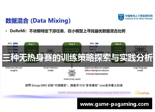 三种无热身赛的训练策略探索与实践分析