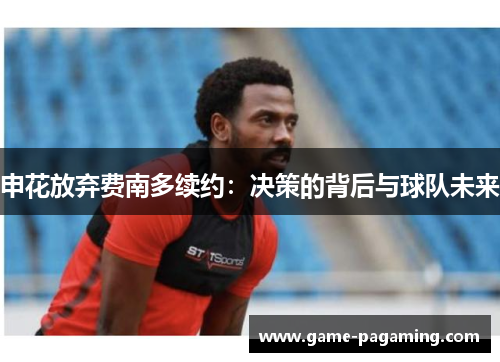 申花放弃费南多续约:决策的背后与球队未来 申花放弃费南多续约:决策的背后与球队未来