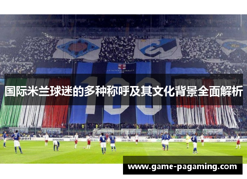 国际米兰球迷的多种称呼及其文化背景全面解析